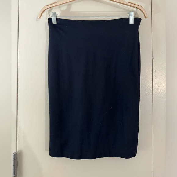 Philosophy Navy Pencil Skirt Size 4 - Picture 1 of 3